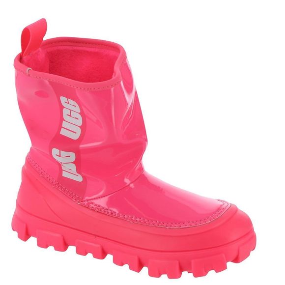 UGG Unisex-Child Classic Brellah Mini Boot, Coral, 4 Big Kid - Picture 1 of 1